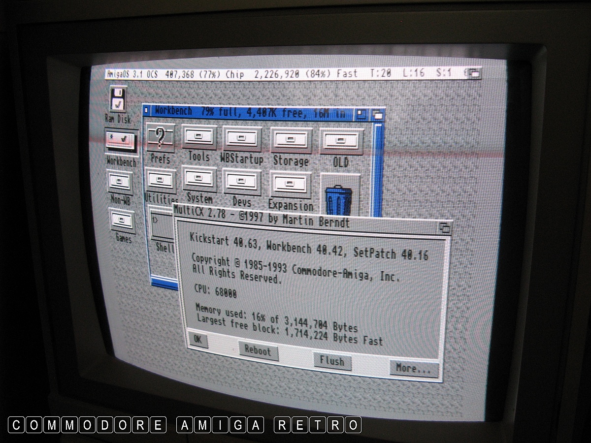 Amiga workbench 1.3 romeo