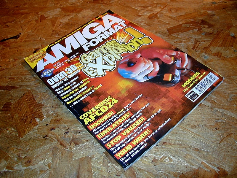 Amiga Format Magazine Cover CD Disc 29 tested & working Golem Demo 